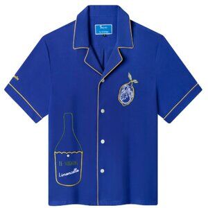 Le Sirenuse Hotel x Tombolo Limoncello Blue Cabana Shirt - Medium (SOLD OUT)
